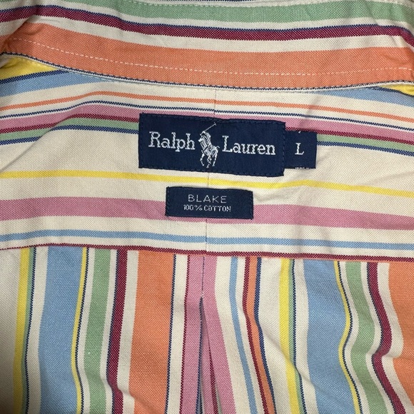 Vintage Polo Ralph Lauren Blake Button Down Shirt size large - Picture 3 of 6
